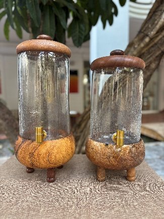 Swèf, fontaine à boisson fraîche en verre soufflé VerreWI